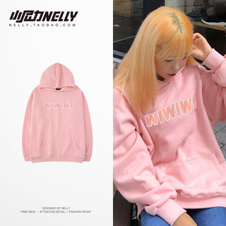 Áo nỉ hoddie nelly lót lông phong cách unisex thu đông 2023
