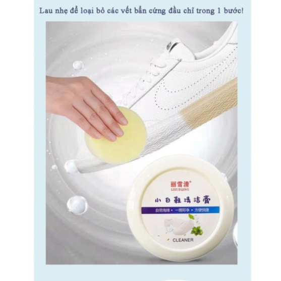 Kem Tẩy Trắng Giày Đánh Bóng Đồ Da Đa Năng, Sáp Vệ Sinh Giày, Kem Tẩy Đồ Da Đa Năng