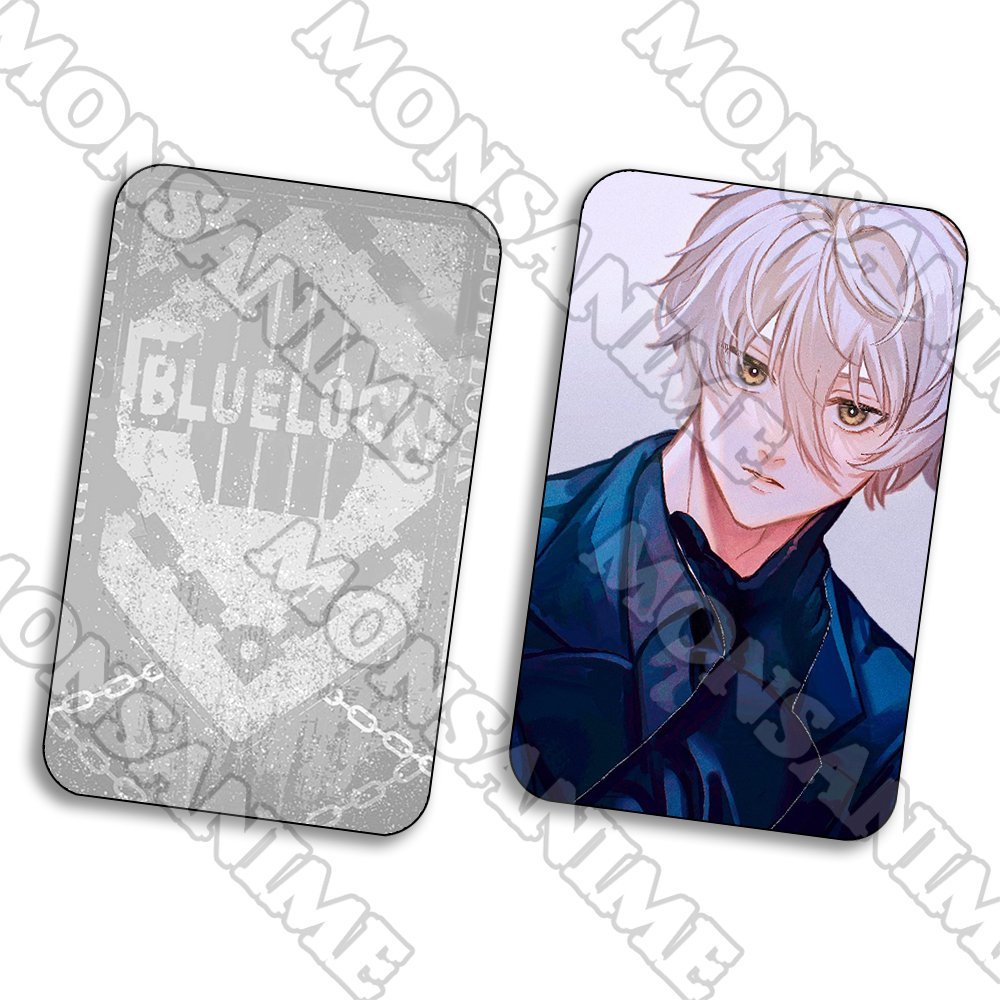 Ảnh card bo góc Seishiro Nagi BLUE LOCK thẻ bo viền 5*8cm in hình anime chibi sưu tầm 1 tấm