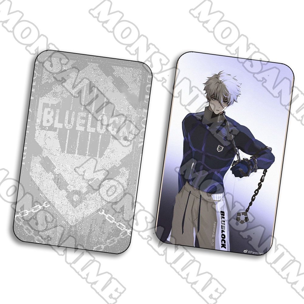Ảnh card bo góc Seishiro Nagi BLUE LOCK thẻ bo viền 5*8cm in hình anime chibi sưu tầm 1 tấm