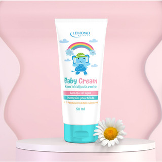 Kem bôi da em bé Alfasept Lemond Baby Cream an toàn cho bé, làm dịu vết Rôm sảy, vết côn trùng cắn
