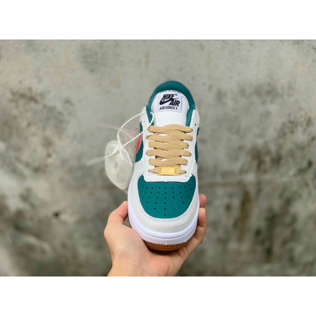 Giày thể thao AF1 GC màu xanh đỏ , giày sneaker nam nữ xịn sò thanh lí giá rẻ