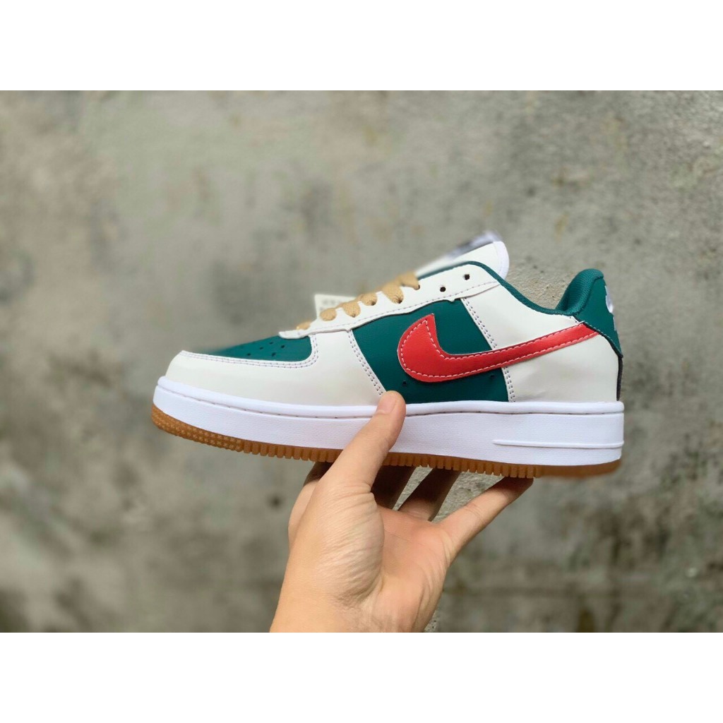 Giày thể thao AF1 GC màu xanh đỏ , giày sneaker nam nữ xịn sò thanh lí giá rẻ