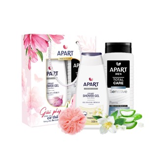 Bộ quà Sữa tắm dưỡng da Apart lưu hương thơm lâu