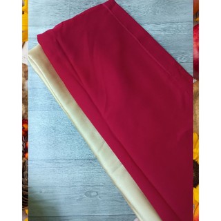 Vải may áo dài cao cấp- vải silk lụa màu đỏ đô [ khổ 1m 55]