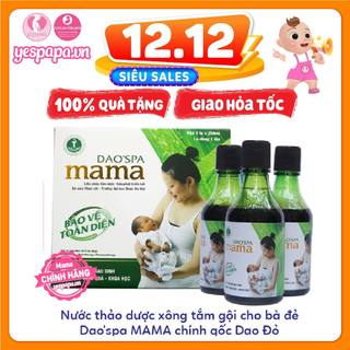 Nước thảo dược xông tắm gội cho bà đẻ Dao'spa MAMA chính gốc Dao Đỏ