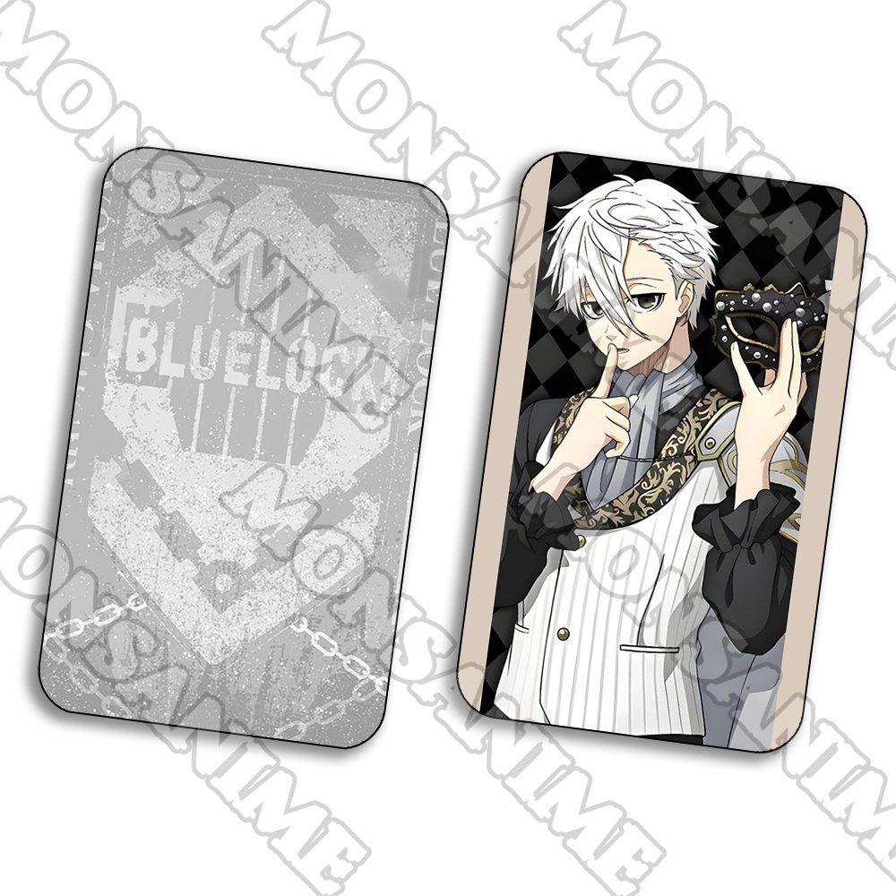 Ảnh card bo góc Seishiro Nagi BLUE LOCK thẻ bo viền 5*8cm in hình anime chibi sưu tầm 1 tấm