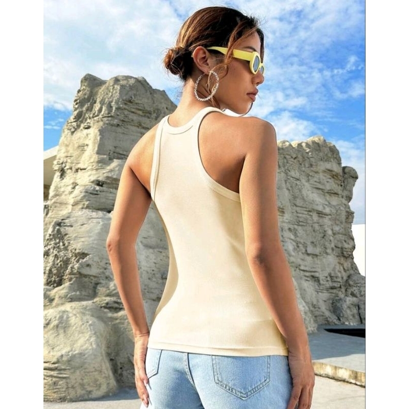 Pass áo ba lỗ s kem