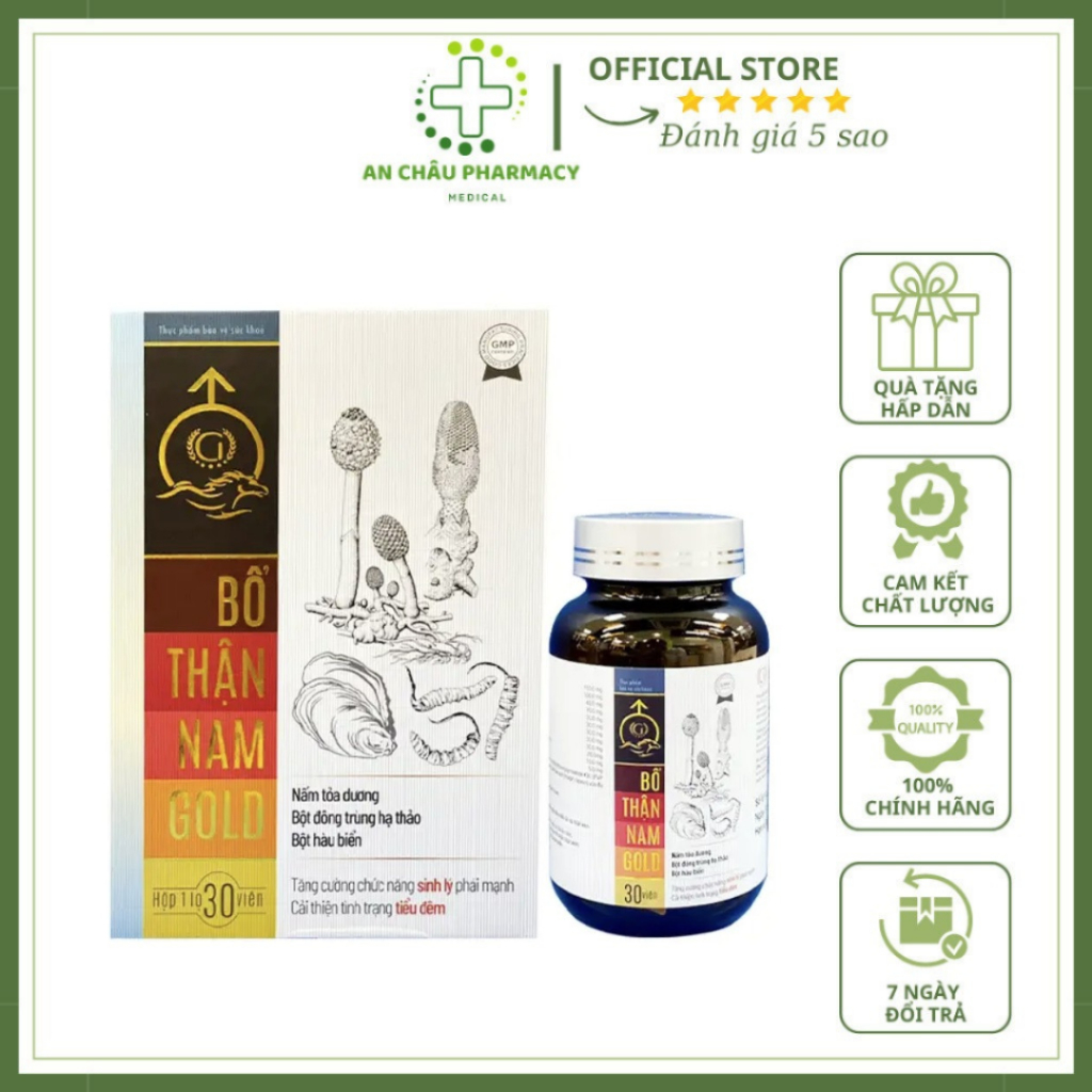 Bổ Thận Nam Gold 30 Viên - Giúp Tăng Cường Sinh Lý Nam