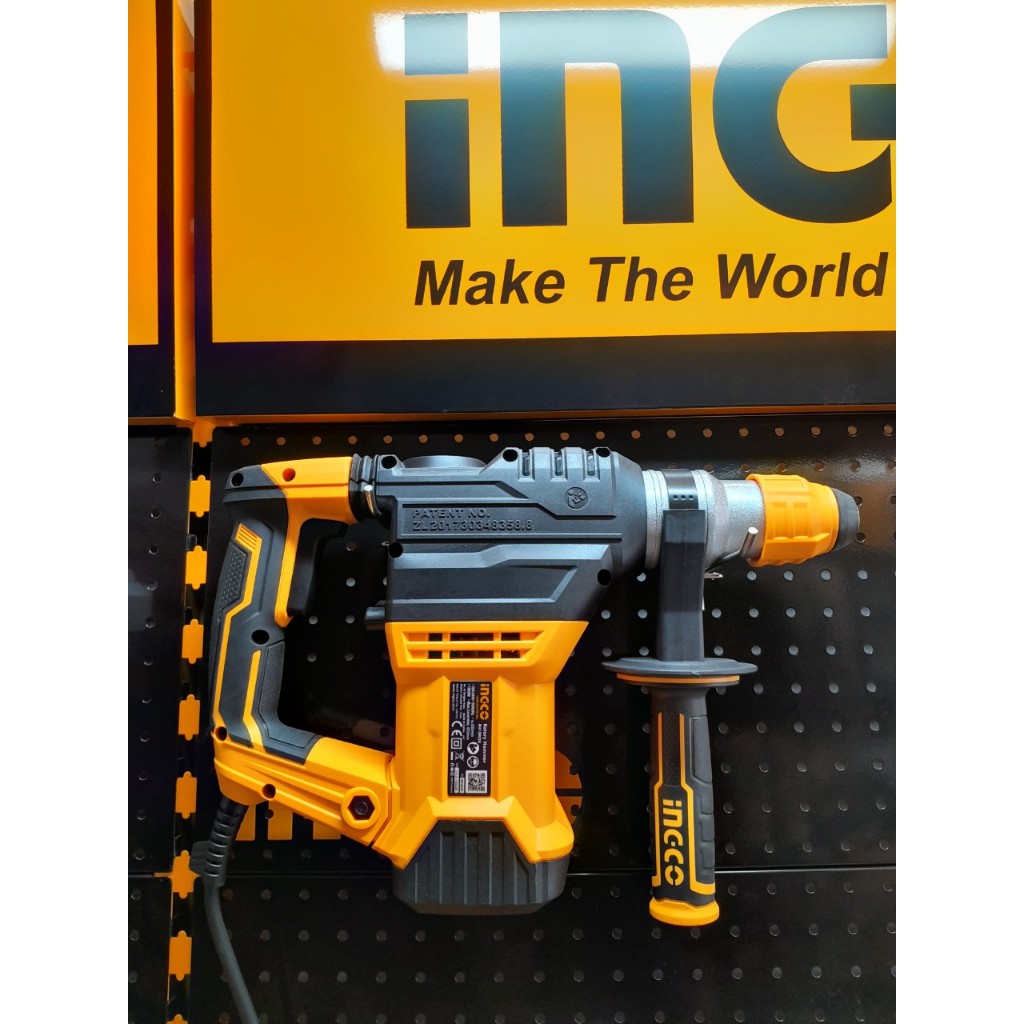 Máy khoan bê tông INGCO RH150028 1500W, đầu gài SDS, khoan tối đa bê tông 32mm/ thép 13mm/ gỗ 40mm - kèm mũi khoan, đục
