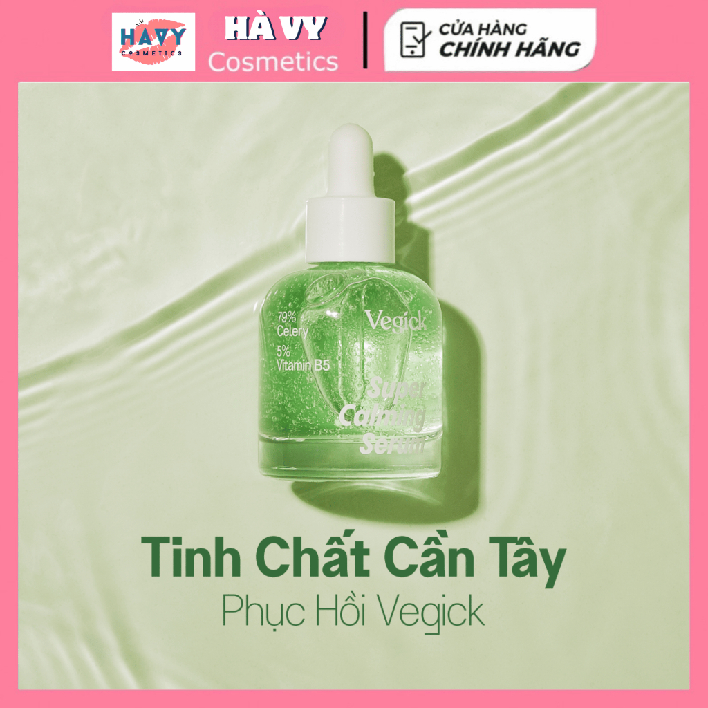 Tinh Chất Cần Tây Phục Hồi Làn Da Vegick Super Calming Serum 30ml
