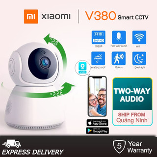 Camera WiFi XiaoMi Tapo V380 CCTV Xoay 360, Quản Lí App Đàm Thoại 2 Chiều - Chính Hãng 1 SD Port