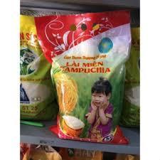 Gạo lài miên Campuchia-Túi 5kg, hàng nhập khẩu-Cơm dẻo, ngọt thơm