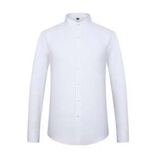 Bộ sưu tập áo sơ mi nam cổ trụ thời trang hot phong cách Hàn Quốc