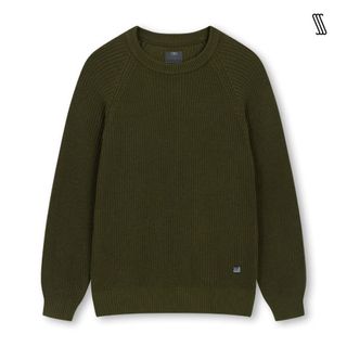 Áo sweater len nam SSSTUTTER nỉ len màu trendy form cơ bản màu tay bo dáng regular ORGANIC SWEATER