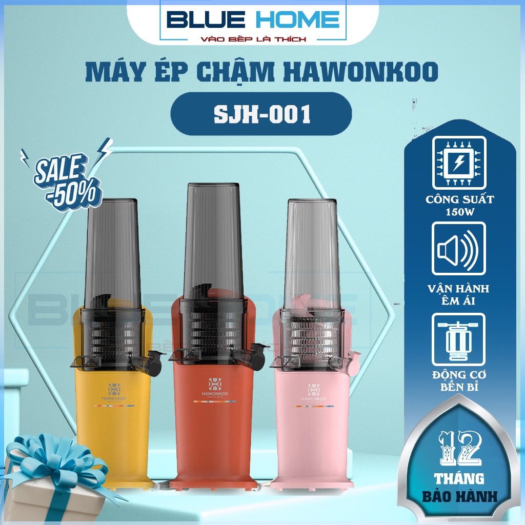 Máy Ép Chậm Hawonkoo SJH-001,Công Suất 150W Thiết Kế Nhỏ Gọn, Hàng Chính Hãng