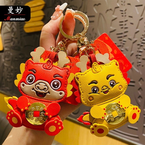 Móc Khóa Rồng Năm Mới May Mắn, Móc Khóa Hình Rồng Trang Trí Balo Túi Xách