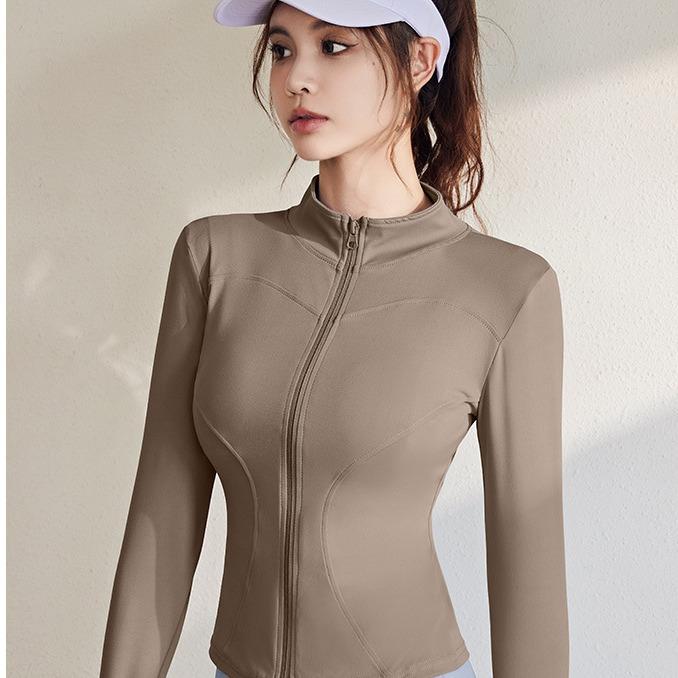 Áo Khoác Tập Gym Nữ, Áo Khoác Chống Nắng Dây Kéo Dài Thể Thao Yoga Ôm Sát Co Giãn Thấm Hút Mồ Hôi Evasport | BigBuy360 - bigbuy360.vn