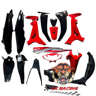  Dàn áo sirius 110 - sirius 50 - đỏ tươi đen - tặng tem 3 lớp 