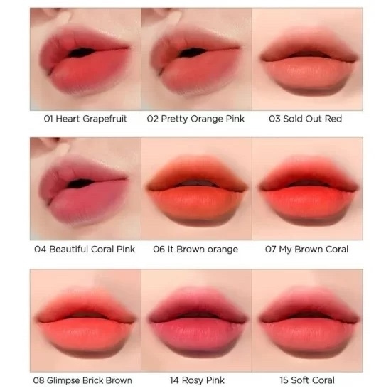 SON KEM LÌ PERIPERA INK AIRY VELVET TINT