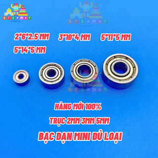 Bạc đạn mini, vòng bi mini, trục 2mm 3mm 5mm, hàng mới 100% - lk0059