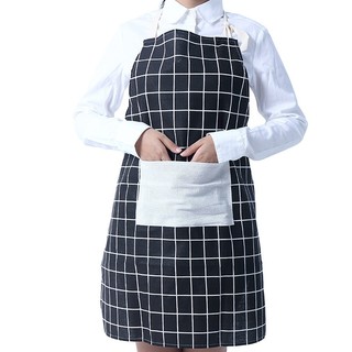 [siêu rẻ] Tạp Dề Nội Trợ - Vải Kẻ Ô Tạp Dề