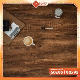 [Phông nền chụp ảnh] Nền PVC giả gỗ siêu mỏng (60x95 / 90x95cm) Nai Decor – Vân gỗ Vết cắt