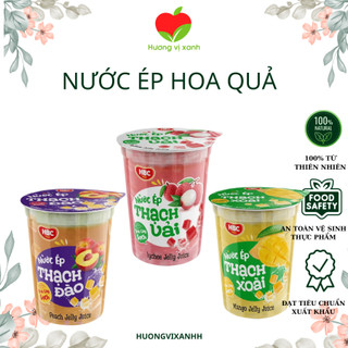 Nước ép thạch hoa quả 220gr một ly- hương vị xanh