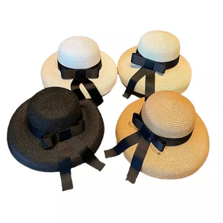 Nón Cói Nữ Kiểu Dáng Mũ Cói Chuông Lồng Đèn M C MR & MRS CAP Thắt Ruy Băng Vintage Nhiều Màu Hot Trend