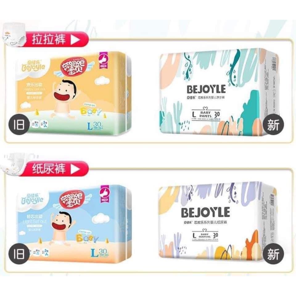 Bỉm Bejoyle dán/quần nội địa trung đủ size S120/M96/L90/XL78/XXL66 Siêu Mỏng, Siêu Thấm Hút