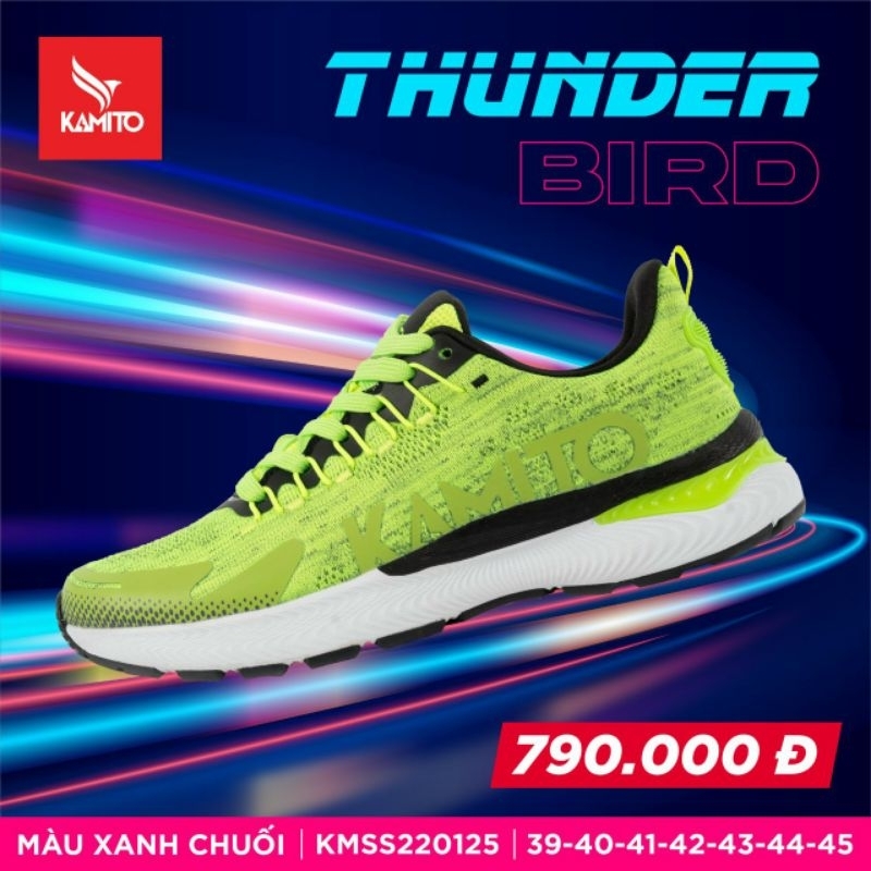 Giày thể thao Kamito Thunder Bird chính hãng phù hợp tập gym, yoga, đi bộ, chạy bộ nhẹ, đạp xe, nhảy dây, cardio, HIIT