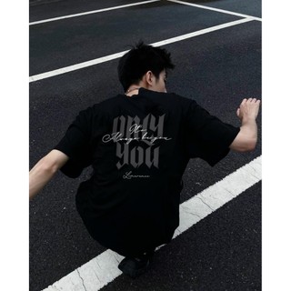 Áo Thun Nam Tay Lỡ Cotton Mịn In Chữ Bạc Sau Lưng Đơn Giản