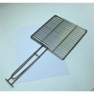Vỉ kẹp nướng thịt inox không gỉ, vỉ nướng thịt gia đình, vỉ nướng thịt ngoài trời vỉ nướng thịt đa năng tiện ích