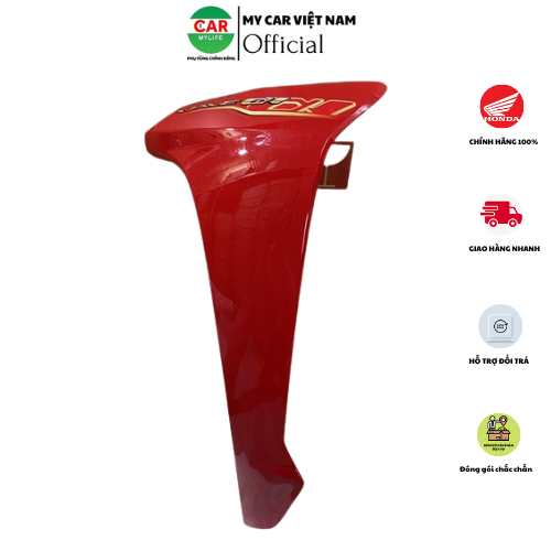 Cánh yếm bên trái - bửng yếm HONDA WAVE A110 năm 2021-2022 màu Đỏ. *R263* 64770K89V50ZE