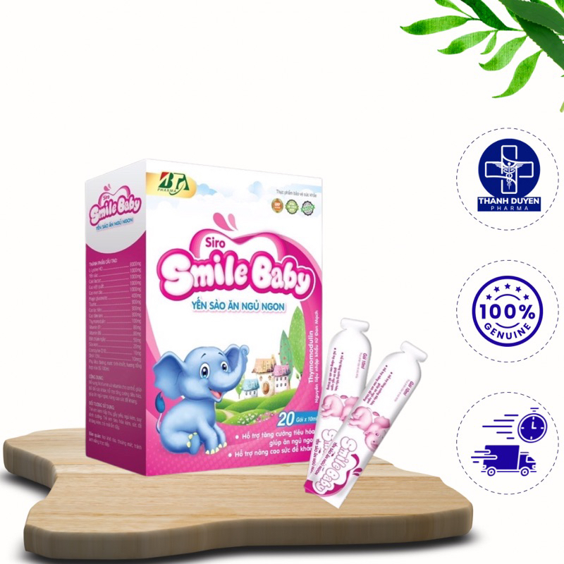 Yến sào ăn ngủ ngon Siro Smile Baby
