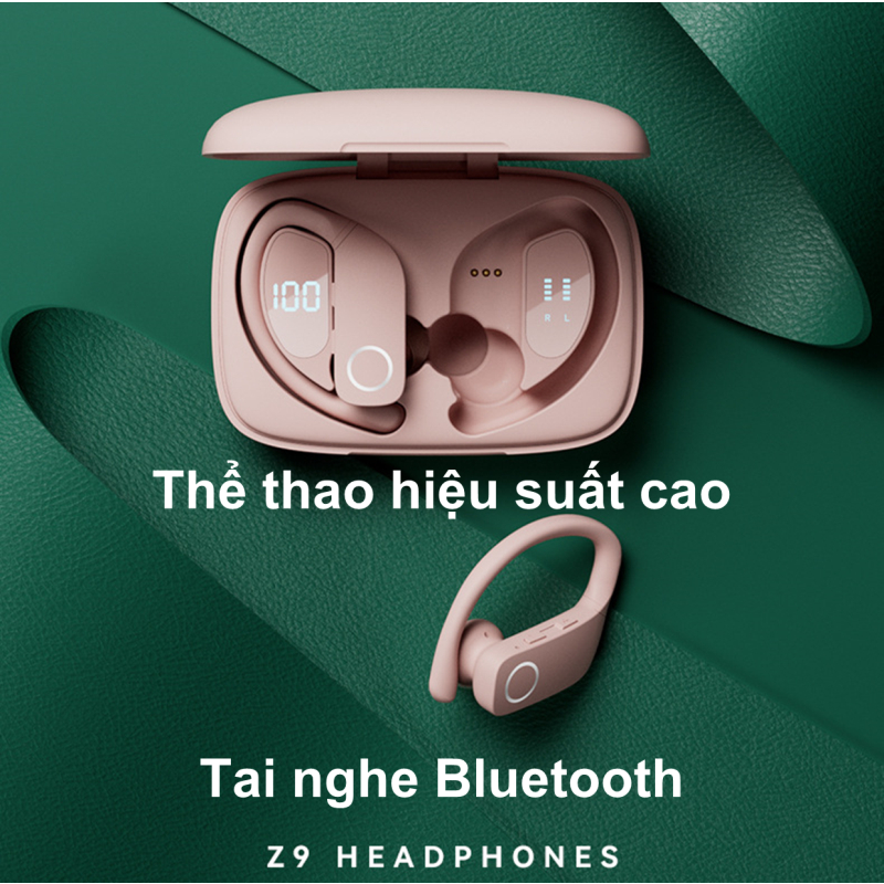 Tai nghe Bluetooth Sanag Z9, Không dây, Nhét tai, Thể thao, Âm thanh HIFI, Giảm tiếng ồn, Nghe nhạc 9H, Chính Hãng - WOW
