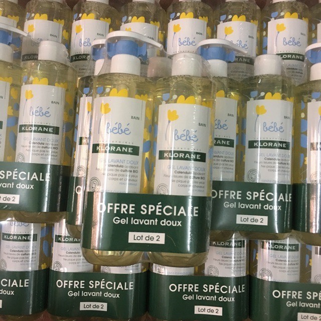 Sữa Tắm Gội KLORANE BÉBÉ 2in1 đảm bảo chất lượng