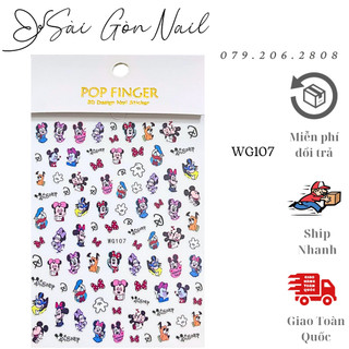 [SÀI GÒN NAIL] Sticker dán móng nail 1000 mã DD (có từng ảnh các mẫu cho khách tha hồ chọn) - Stick đẹp