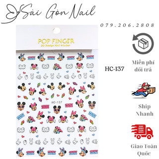 Sticker dán móng nail 1000 mã dd - stick đẹp