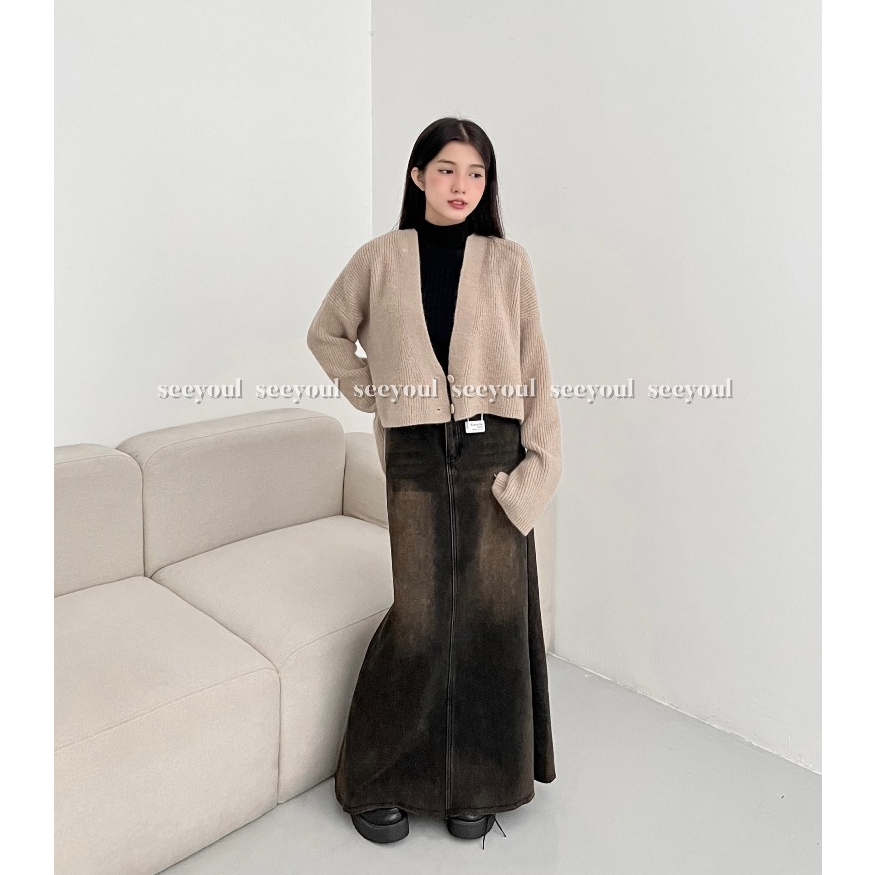 Áo CDG len basic 2 cúc-4543