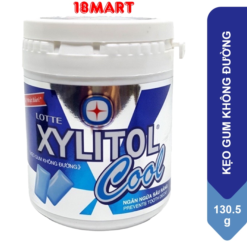 Kẹo Sing-gum Không Đường Lotte Xylitol Cool Cực The Mát