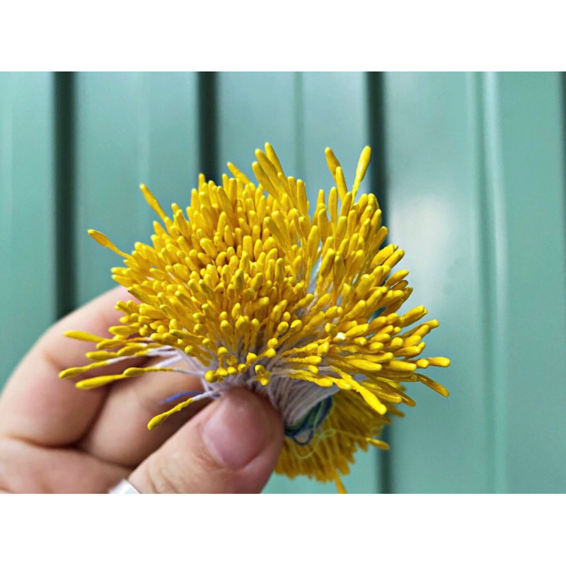 Sét Phụ Kiện Làm Cành Hoa Đào Đỏ Mai Vàng Bằng Kẽm Nhung Để Bàn Chưng TếT