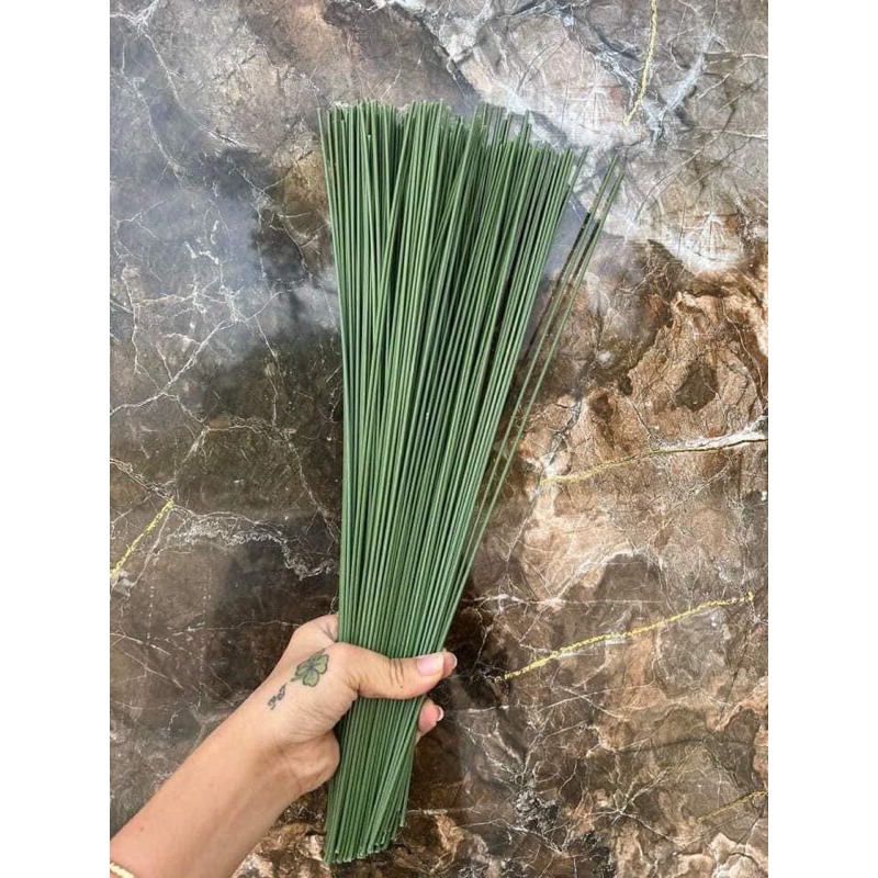 Sét Phụ Kiện Làm Cành Hoa Đào Đỏ Mai Vàng Bằng Kẽm Nhung Để Bàn Chưng TếT