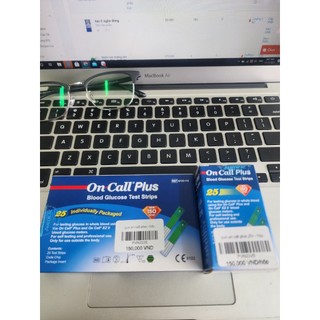 { 3TẶNG 1} Que test tiểu đường On Call Plus { CHÍNH HÃNG}