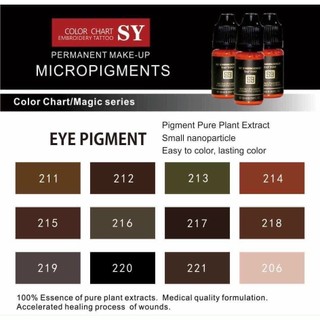 Mực môi mày-mực hữu cơ sy chính hãng- mực bám màu bám mực usa 10ml