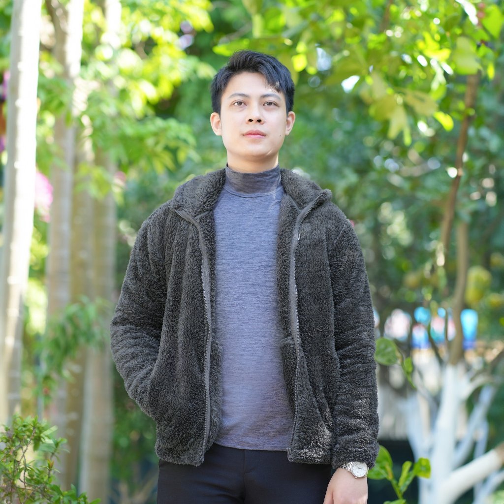 Áo lông cừu nam FALUMAR, áo khoác nam thời trang đẹp, lớp lông hai mặt dầy ấm áp