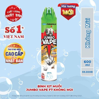 Chai xịt muỗi Jumbo vape 600ml