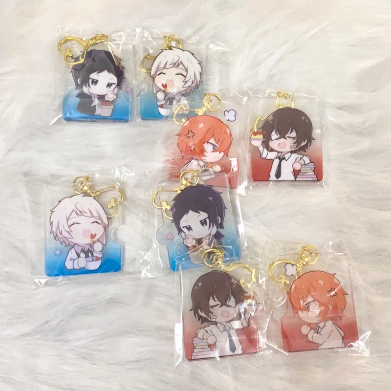 Móc khoá đôi Bungo Stray Dogs Dazai Chuuya Soukoku Shin Soukoku artist có bản quyền