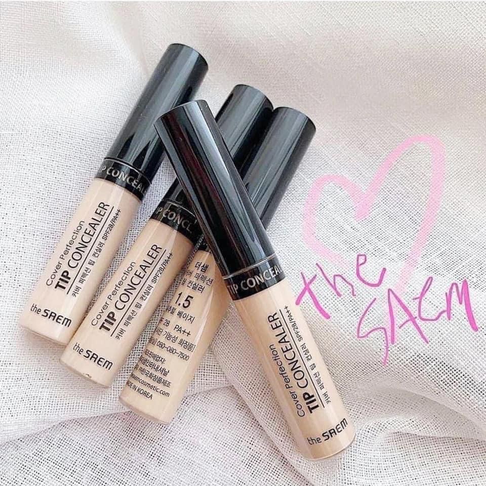 Kem che khuyết điểm The Saem The Seam Cover Perfection Tip Concealer