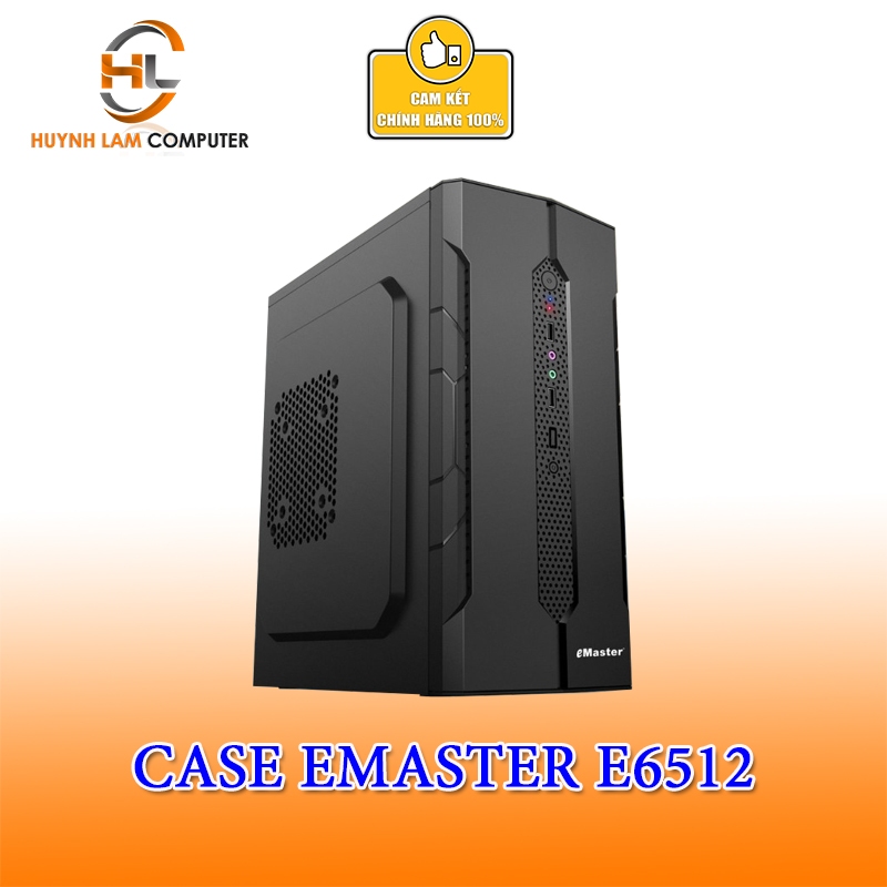 Vỏ máy tính Case Emaster E6512 (không kèm fan) MicroATX, MiniITX